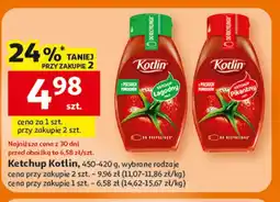Auchan Ketchup Kotlin, 450-470 g, wybrane rodzaje oferta