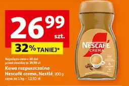 Auchan Kawa rozpuszczalna Nescafé Crema oferta