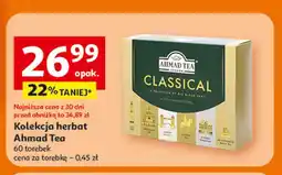 Auchan Kolekcja herbat Ahmad Tea (60 torebek) oferta