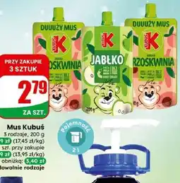 Dino Mus Kubuś (jabłko, brzoskwinia, inne) oferta