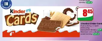 Dino Ciastka Kinder Cards oferta