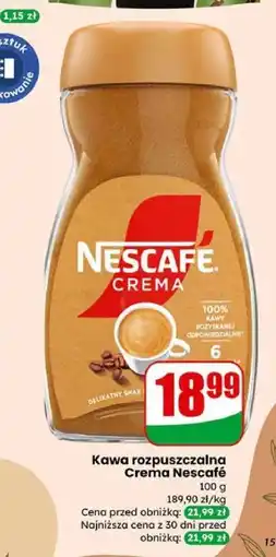 Dino Kawa rozpuszczalna Crema Nescafé oferta