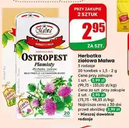 Dino Herbatka ziołowa Malwa (Ostropest Plamisty) oferta