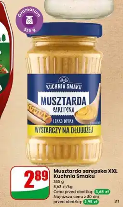 Dino Musztarda sarepska XXL Kuchnia Smaku oferta