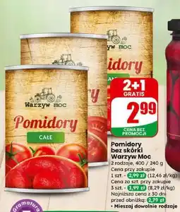Dino Pomidory bez skórki Warzyw Moc oferta
