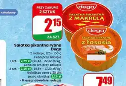 Dino Sałatka pikantna z makrelą Dega oferta