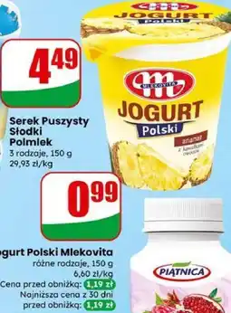 Dino Jogurt Polski Mlekovita (ananas) oferta