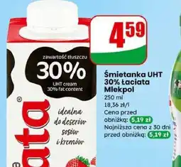 Dino Śmietanka UHT 30% Łaciata Mlekpol oferta