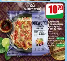Dino Krewetki z czosnkiem i papryką Family Fish oferta