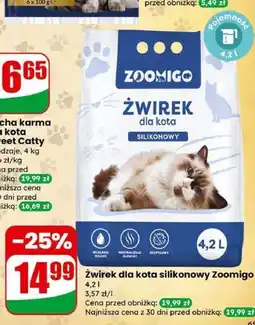 Dino Żwirek dla kota silikonowy Zoomigo oferta