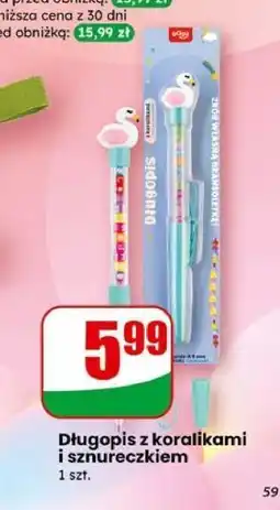 Dino Długopis z koralikami i sznureczkiem oferta