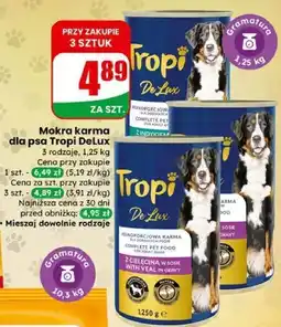 Dino Mokra karma dla psa Tropi DeLux oferta