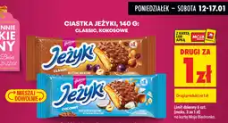Biedronka Ciastka Jeżyki 140g: Classic, Kokosowe oferta