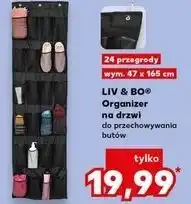 Kaufland LIV & BOO Organizer wiszący do szafy, 24 przegrody, wym. 47x165 cm oferta
