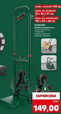 Kaufland PARKSIDE Wózek transportowy, uchwyt teleskopowy oferta