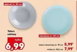 Kaufland Talerz szklany głęboki śr. 20 cm oferta