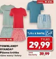 Kaufland TOWNLAND Piżama z krótkim rękawem (rozm. M-XXL) oferta