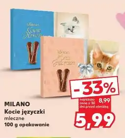 Kaufland Milano Kocie języczki mleczne oferta