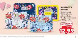 Kaufland Ahmad Tea Herbata ekspresowa Winter Wonder różne rodzaje oferta