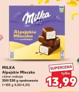 Kaufland MILKA Alpejskie Mleczko różne rodzaje 350/330 g opakowanie oferta