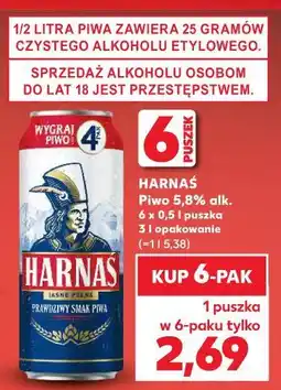 Kaufland Harnaś Piwo puszka 0,5 l 5,8% oferta