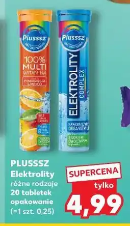 Kaufland PLUSSSZ Elektrolity (tabletki musujące) oferta