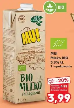 Kaufland MU! Mleko BIO 3,8% oferta
