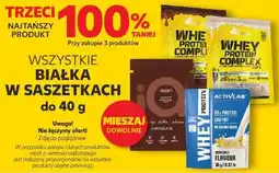 Kaufland Wszystkie białka w saszetkach do 40 g - różne marki (np. Olimp, Activlab, Allnutrition) oferta