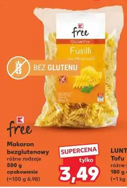 Kaufland free Makaron bezglutenowy różne rodzaje oferta