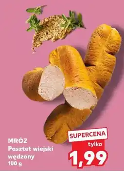Kaufland Mróz Pasztet wiejski wędzony oferta