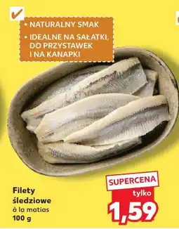 Kaufland Filety śledziowe à la matias oferta