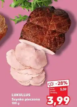 Kaufland Lukullus Szynka pieczona oferta