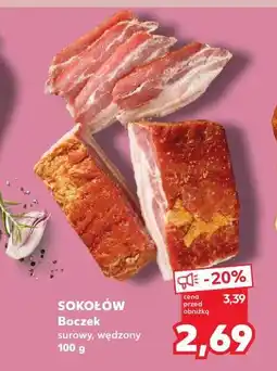 Kaufland Sokołów Boczek surowy, wędzony oferta
