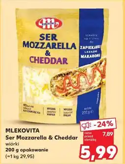 Kaufland Ser Mozzarella & Cheddar wiórki oferta