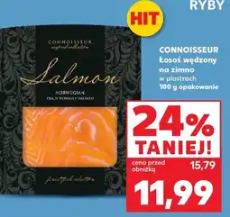 Kaufland Connoisseur Łosoś wędzony na zimno w plastrach oferta
