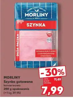 Kaufland MORLINY Szynka gotowana konserwowa duża paczka 200 g opakowanie oferta