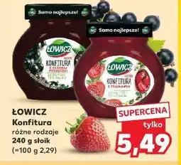 Kaufland ŁOWICZ Konfitura różne rodzaje 240 g słoik oferta