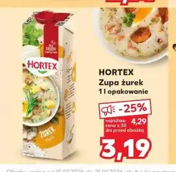 Kaufland Hortex Zupa żurek oferta