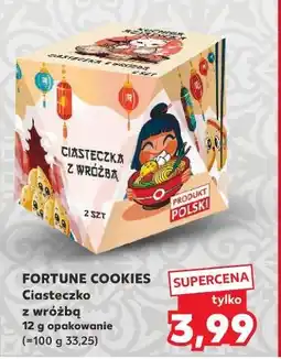 Kaufland FORTUNE COOKIES Ciasteczko z wróżbą 2 szt. 19 g opakowanie oferta