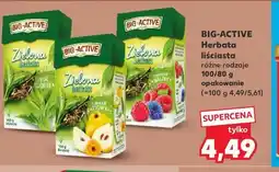 Kaufland BIG-ACTIVE Herbata liściasta 100/80 g oferta
