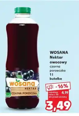Kaufland Wosana Nektar owocowy czarna porzeczka (1L butelka) oferta