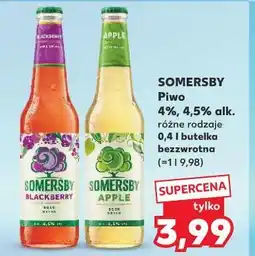 Kaufland Somersby Piwo, różne rodzaje oferta
