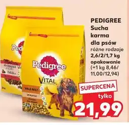 Kaufland Pedigree Sucha karma dla psów 2,6/2,1/1 oferta