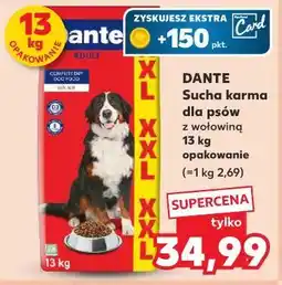 Kaufland Dante Sucha karma dla psów z wołowiną oferta