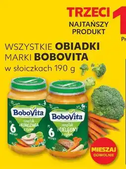 Kaufland Obiadki marki Bobovita w słoiczkach oferta