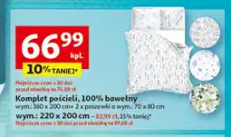 Auchan Komplet pościeli, 100% bawełny oferta