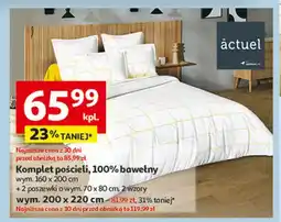 Auchan Komplet pościeli, 100% bawełny oferta