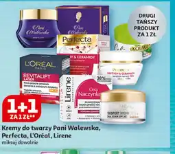 Auchan Kremy do twarzy Pani Walewska, Perfecta, L'Oréal, Lirene oferta