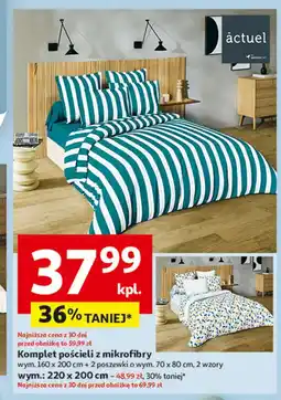 Auchan Komplet pościeli z mikrofibry oferta