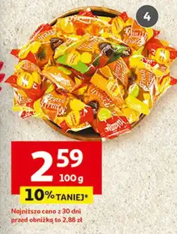 Auchan Galaretki Fresh & Fruity lub Fresh & Fruity kwaśne Wawel oferta